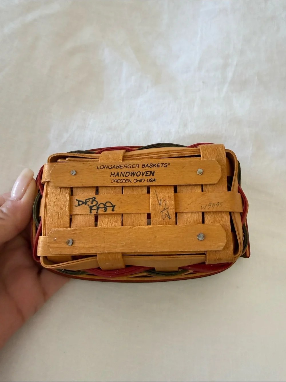 Longaberger 1999 santa